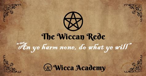 The Rede of the Wiccae: A Moral Compass for Witches